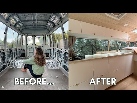 BUS BUILD (start to finish) - Toyota Coaster