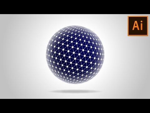 😍 How to create Spherical Tesseract Shape in Adobe Illustrator Tutorial
