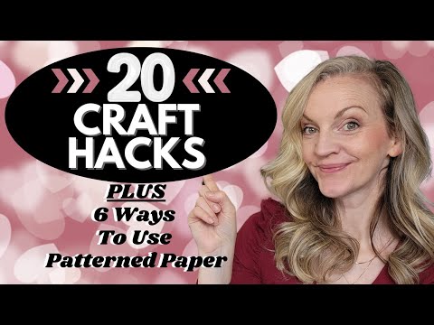 20 Card Making Hacks and 6 Ways To Use Patterned Paper