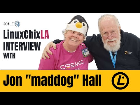 Jill and the LinuxChixLA Interview Jon "maddog" Hall at SCaLE