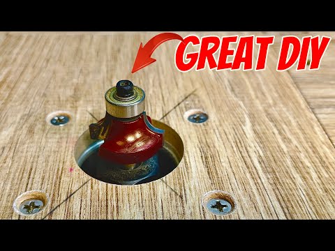 Stop wasting money! The easiest router table from laminate scraps!