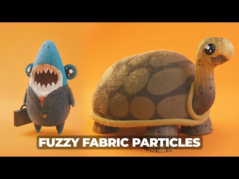 Blender 3D - Fuzzy Fabric Tutorial