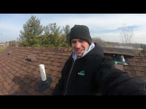 Roof vent pipe flashing repair