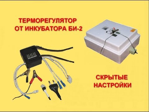 Терморегулятор БИ-2 цифровой от инкубатора Несушка скрытые настройки и переделка инкубатора