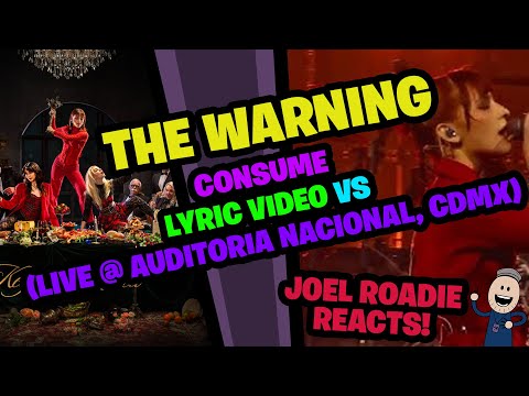 The Warning | CONSUME - Lyric Video VERSUS LIVE!