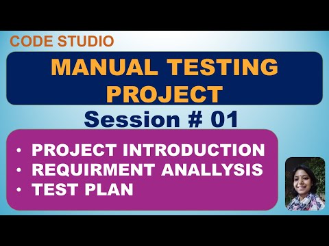Manual Testing Project Session #01 - Project Introduction | Requirement Analysis | Create Test Plan