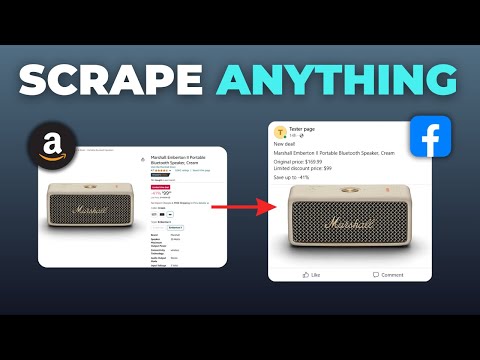 How I scrape anything and post anywhere (No-code)