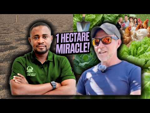 He Farms Veggies, Chickens & Tourism on 1 Hectare 🌱🐔✨