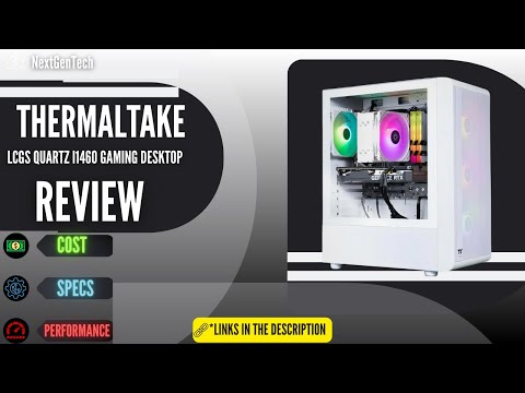 Thermaltake LCGS Quartz i1460 Gaming PC Review | Smooth 1080p & 1440p Gaming Performance