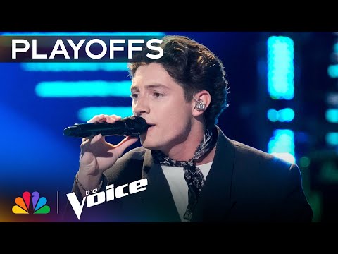 Britton Moore's Pure Vocals Ring Out on Keane's "Somewhere Only We Know" | The Voice Playoffs | NBC
