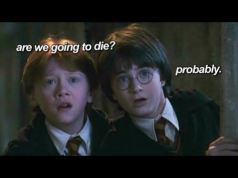 Harry and Ron being the most CHAOTIC 11 year olds at Hogwarts 🪄