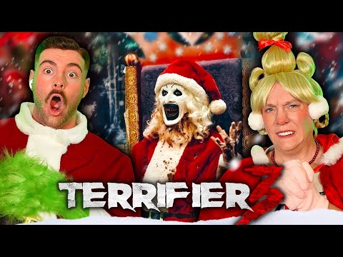 i forced my mum to watch TERRIFIER 3 with me!! *terrifier 3 reaction*