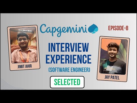 Capgemini Software Engineer Interview Experience | Placement Podcast Series ft. Jay Patel