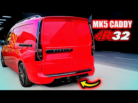 We Built an R32-Style Twin Pipe for This MK5 Caddy Van! 🔧🔥