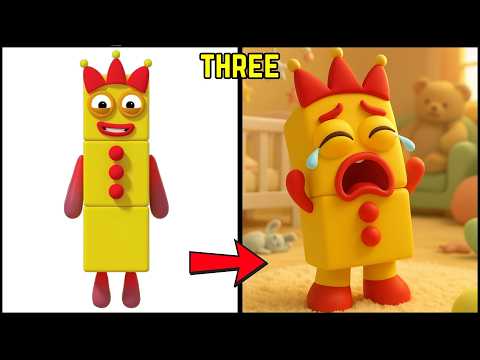 🔢 Numberblocks Reimagined as Babies 👶🍼 | A Cute & Playful Math Adventure for Kids!