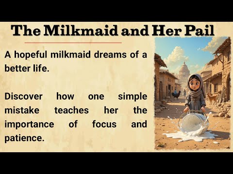 The Milkmaid and Her Pail ll Graded Reader ll Learn English By Reading