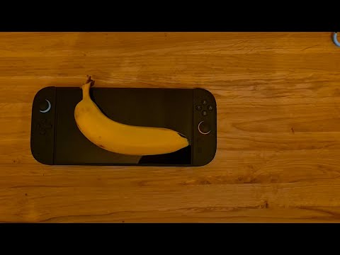 how to remove banana from a Nintendo Switch 2