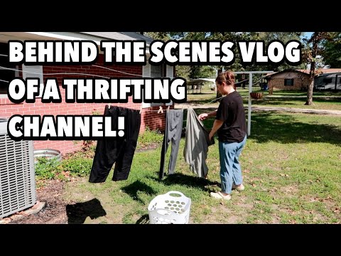 BEHIND THE SCENES OF A THRIFTING CHANNEL * SPEND THE DAY WITH ME
