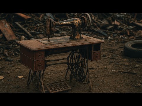 The Old Rusted Sewing Machine // Was Brought Back To Life Stunning Million