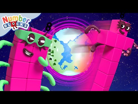 Octoblock & Octonaughty Compilation 😎| Lerne bis 8 zu zählen! | Mathematik für Kinder | Numberblocks