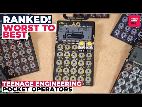 Ranked: Teenage Engineering Pocket Operators - Which is best?