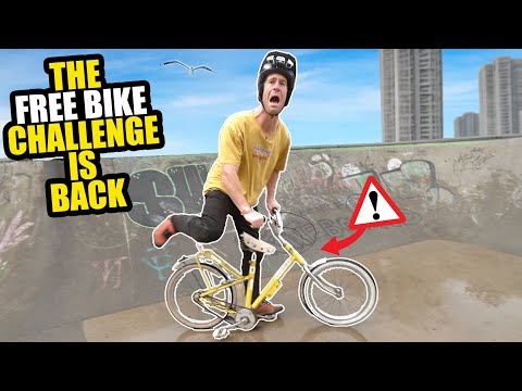 THE FREE BIKE CHALLENGE IS BACK - EP1 - GRANNY BIKE!