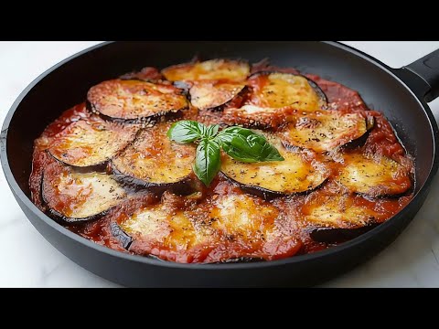 Die Aubergine, die alle verrückt macht! Das beste Auberginenrezept! One-pot parmigiana