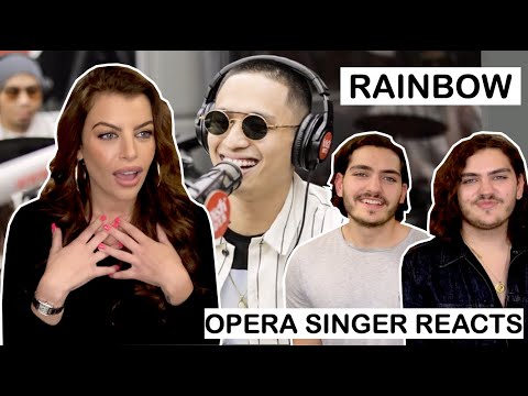 OPERA SINGER REACTS | Twin Musicians REACT | Michael Pangilinan - Rainbow | LIVE Wish 107.5 Bus