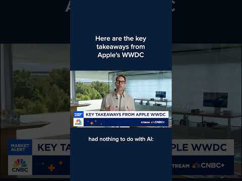 Here are the key takeaways from Apple's WWDC