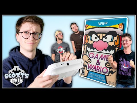 Scott, Sam, Dom and Jarred Use a Stylus to Play Sketch in Game & Wario