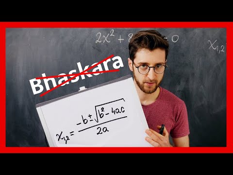 DETESTO la Fórmula de Bhaskara