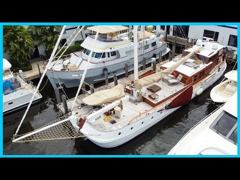 This Ninety-One Foot Steel DREAM YACHT is ASTONISHING [Full Tour] Learning the Lines