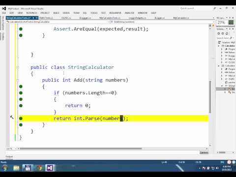 Refactoring and Design Skills for Test Driven Development SA2013