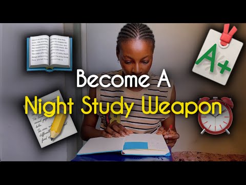 How to STUDY AT NIGHT without FALLING ASLEEP 
