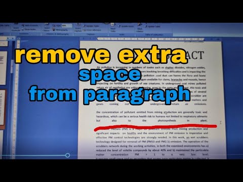 how to remove extra space from paragraph in microsoft word |in hindi|solve extra spacing problem ms