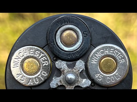 45 ACP vs 45 Colt vs 410 Slug: Not Even Close?