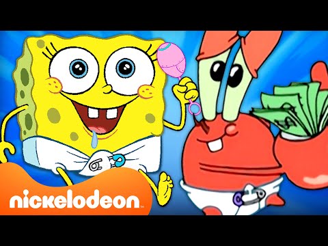 SpongeBob's Cutest BABY Moments For 30 Minutes! 👶 | Nicktoons