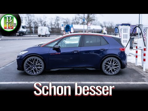 VW ID.3 GTX Performance Fire & Ice | Winter-Reichweitentest Mix bei 110 km/h (-4 °C)