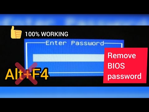 [Solved] Remove BIOS password in ASUS zenbook/gaming windows 11 laptops (without Alt+F4)