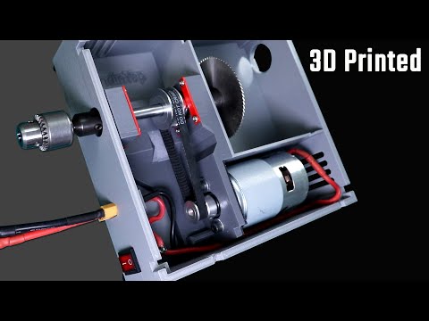 Making a Very Useful Mini Table Saw With 3D Printer.