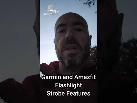 Garmin and Amazfit: Flashlight Strobe Features