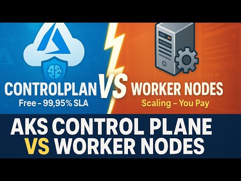 AKS Control Plane vs Worker Nodes Explained (Azure Tutorial)
