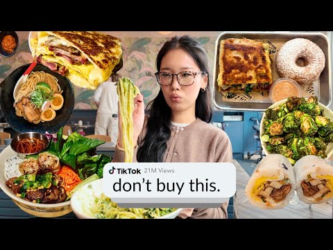 I Tested VIRAL TIKTOK FOOD IN NYC 🗽 (Worth it??)