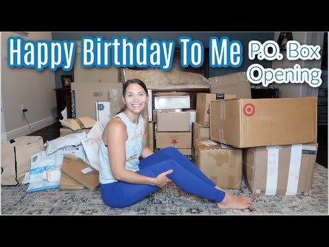 It's My Birthday! P.O. Box Unboxing!  Thank You For All Of The Love! My Annual Opening Of Boxes!