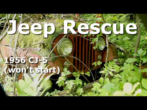 Jeep Rescue- 1956 CJ5 rescue and tear down
