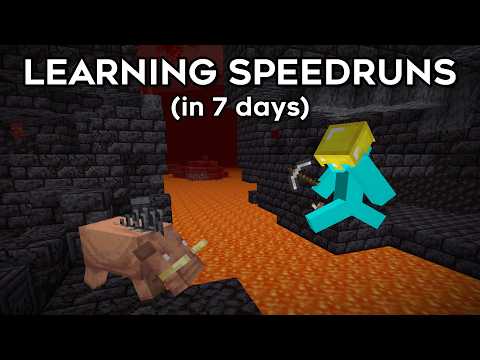 How I Learned Speedrunning In A Week (in Minecraft)