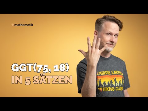 ggT(75, 18) in 5 Sätzen