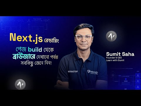 Next.js Rendering | Page build থেকে ব্রাউজারে দেখানো পর্যন্ত সবকিছু | MERN Stack Web Development