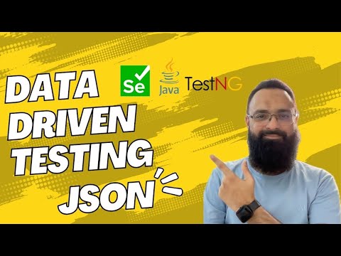Data Driven Testing in Selenium WebDriver with JSON file | Automation Testing | Web Automation