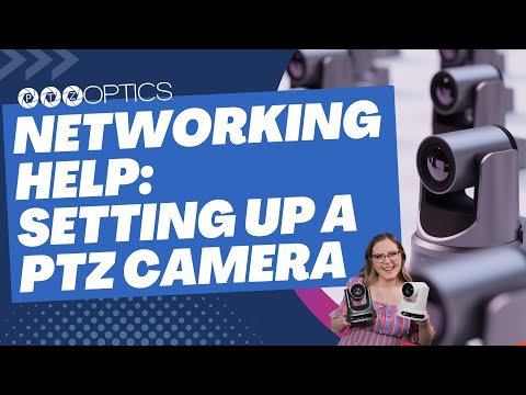 🔴LIVE - Networking Help -Setting up a PTZ camera